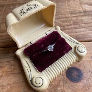 Vintage Antique Ring Box (Box Only)